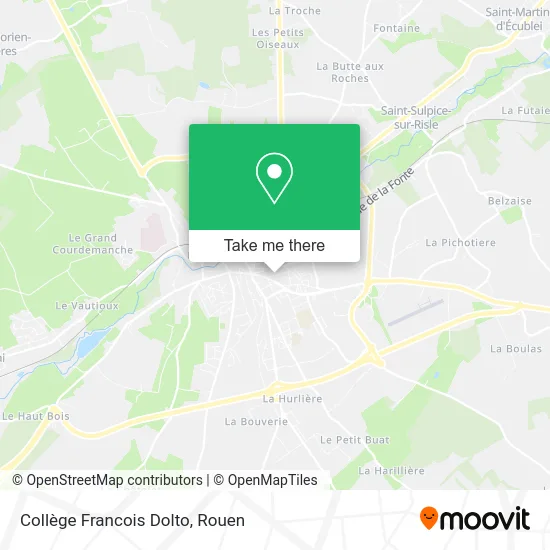 Collège Francois Dolto map