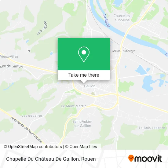 Chapelle Du Château De Gaillon map