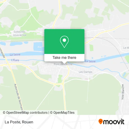 La Poste map