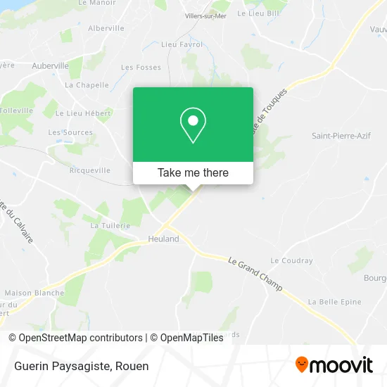 Guerin Paysagiste map