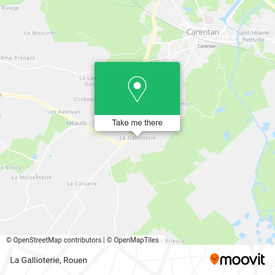 La Gallioterie map