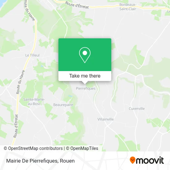 Mairie De Pierrefiques map