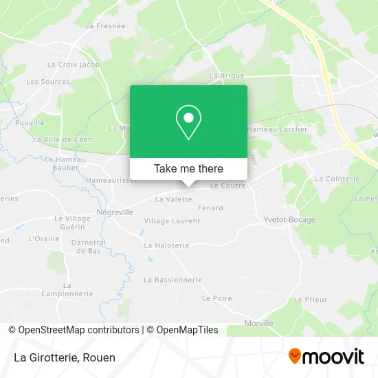 La Girotterie map