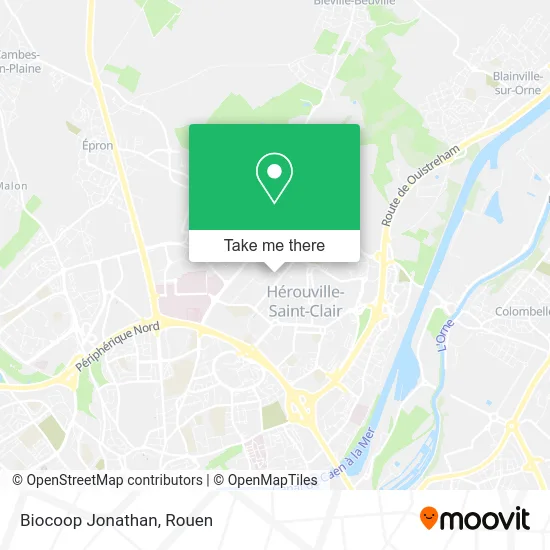 Biocoop Jonathan map