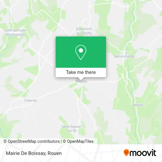 Mairie De Boissay map