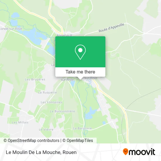 Le Moulin De La Mouche map