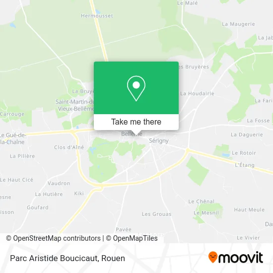 Parc Aristide Boucicaut map