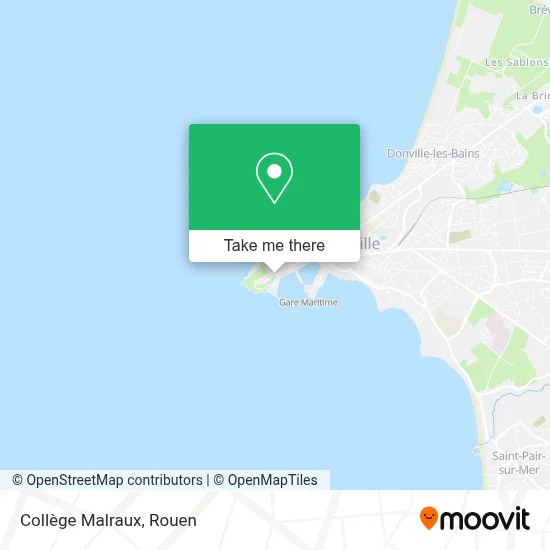 Collège Malraux map