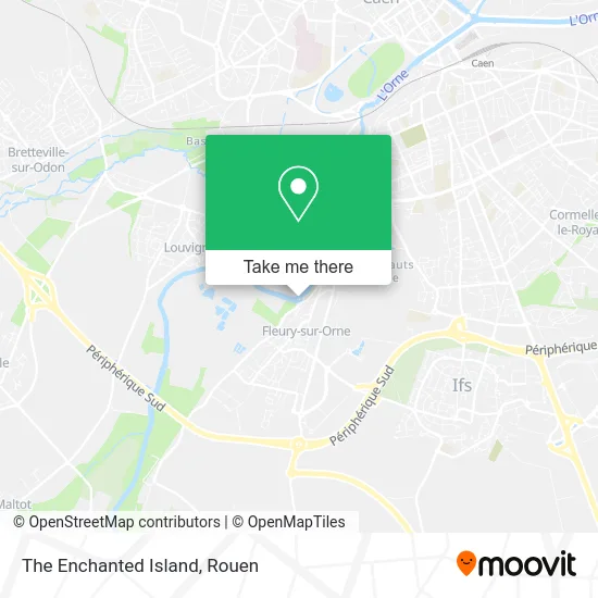 L'Île Enchantée map