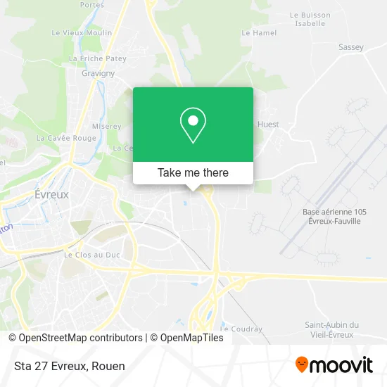 Sta 27 Evreux map