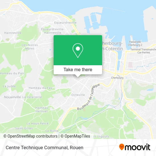 Centre Technique Communal map