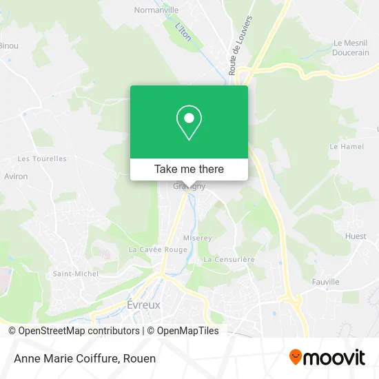 Anne Marie Coiffure map