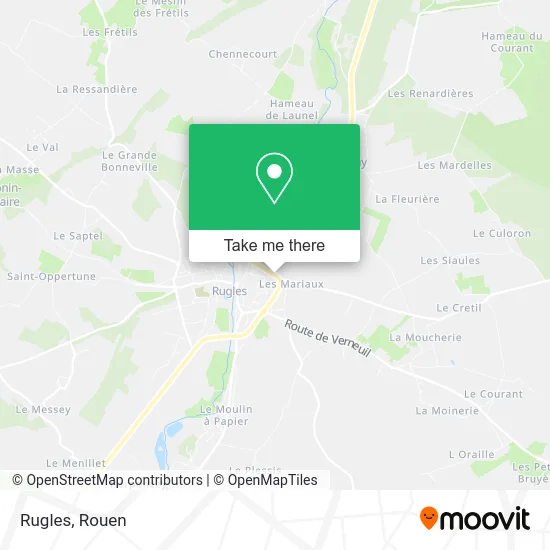 Rugles map