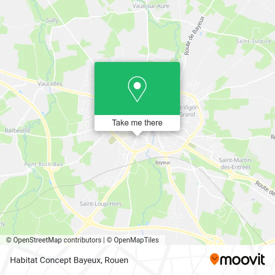 Habitat Concept Bayeux map