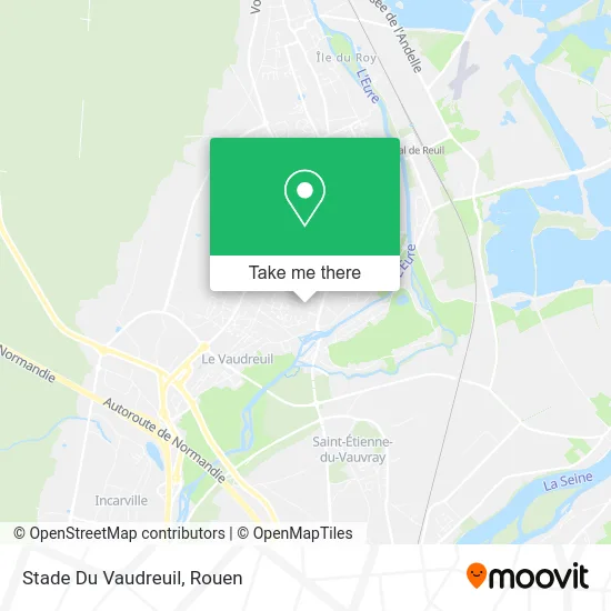 Stade Du Vaudreuil map