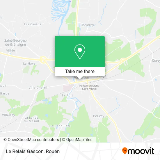 Le Relais Gascon map