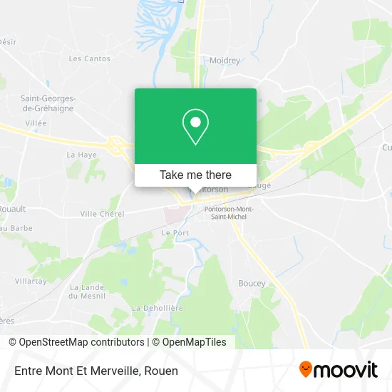 Entre Mont Et Merveille map