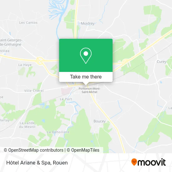 Hôtel Ariane & Spa map