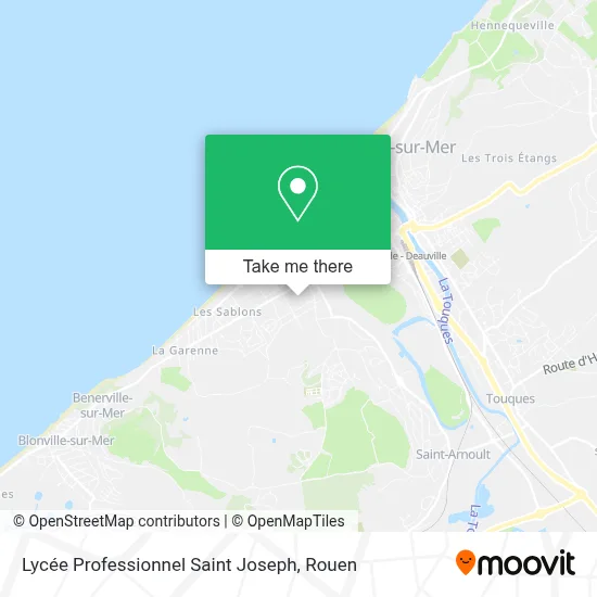 Lycée Professionnel Saint Joseph map