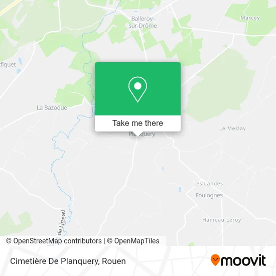 Cimetière De Planquery map