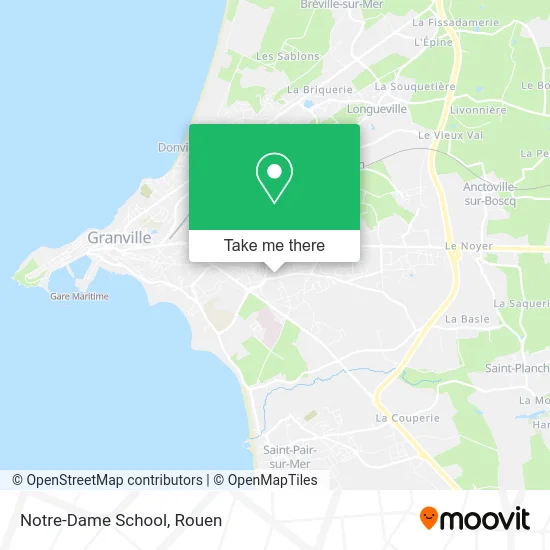 École Notre-Dame map