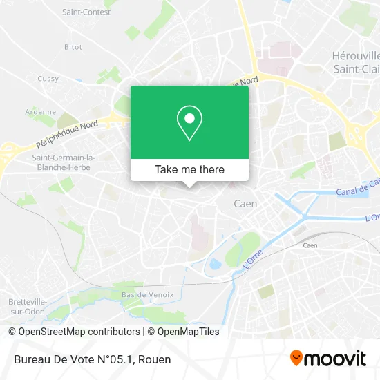 Bureau De Vote N°05.1 map