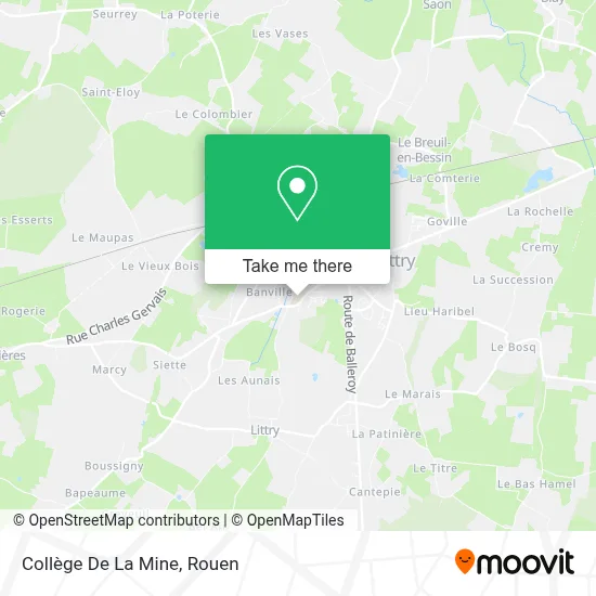 Collège De La Mine map