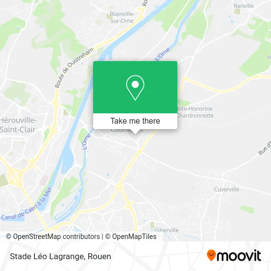 Stade Léo Lagrange map