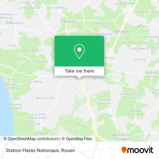 Station Haras Nationaux map