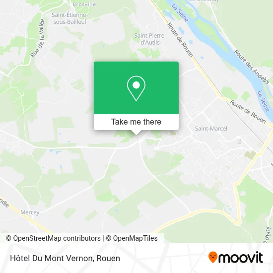 Hôtel Du Mont Vernon map