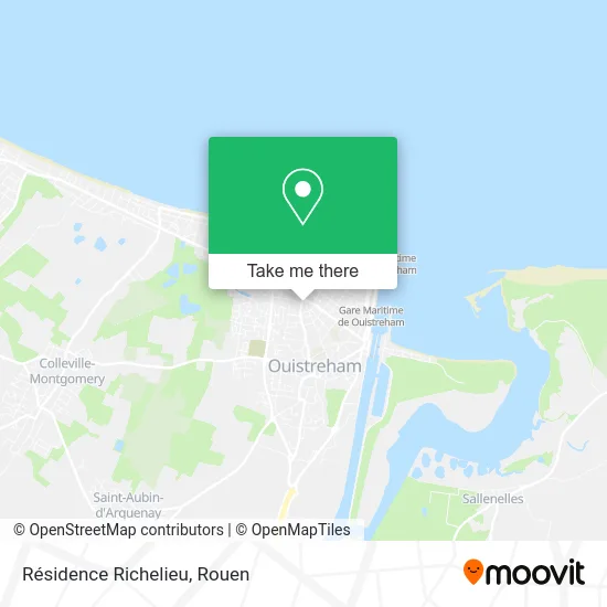 Résidence Richelieu map