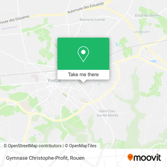 Gymnase Christophe-Profit map