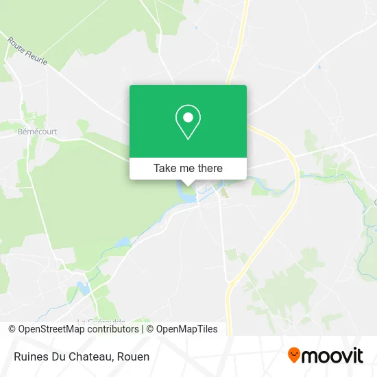 Ruines Du Chateau map