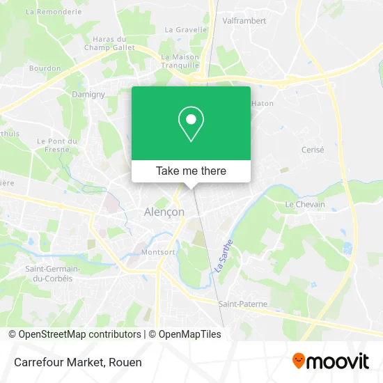 Carrefour Market map