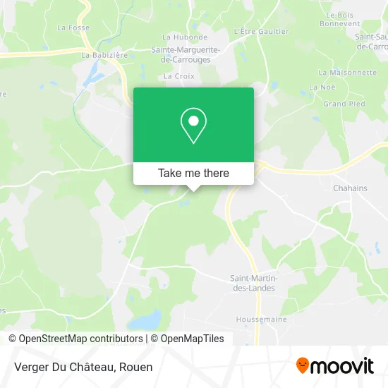 Verger Du Château map