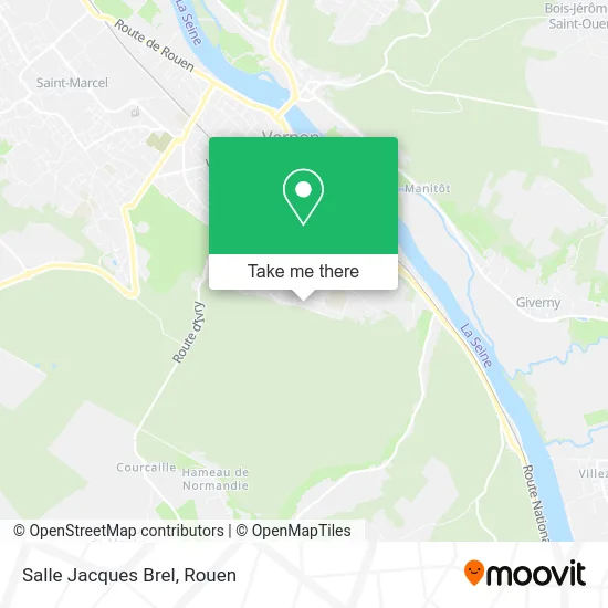 Salle Jacques Brel map