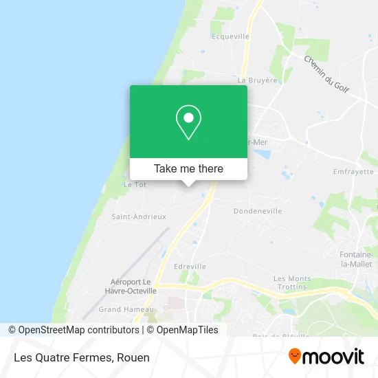 Les Quatre Fermes map