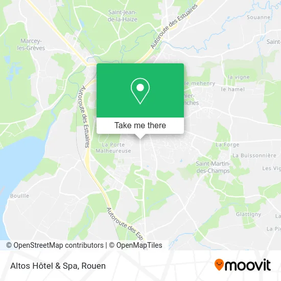 Altos Hôtel & Spa map