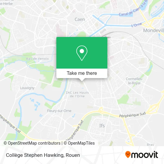 Collège Stephen Hawking map