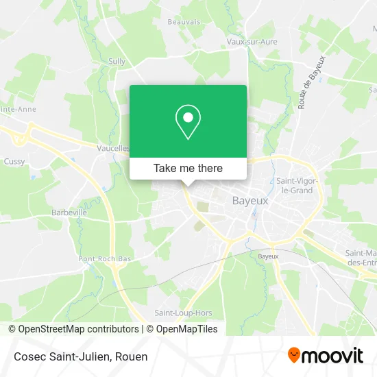 Cosec Saint-Julien map