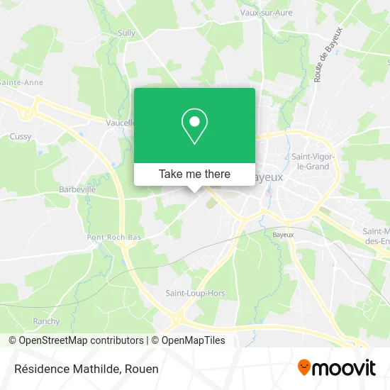 Résidence Mathilde map