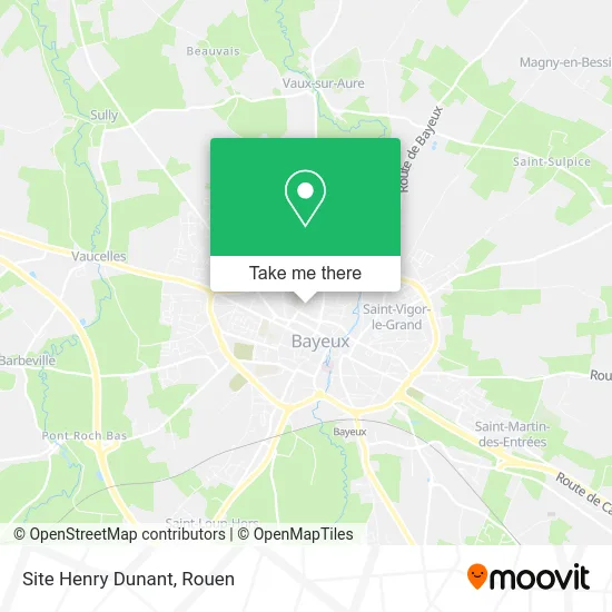 Site Henry Dunant map