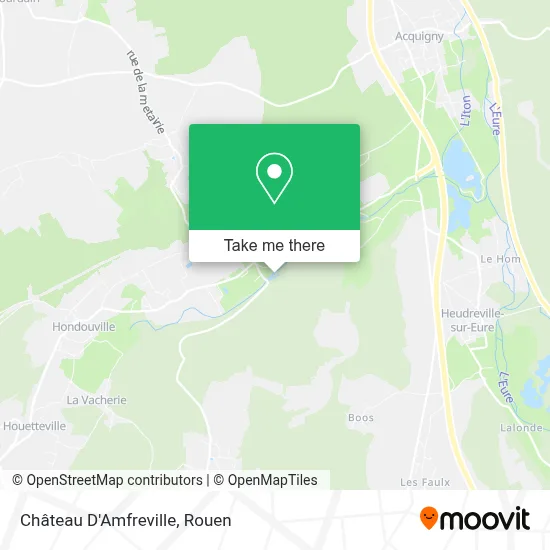 Château D'Amfreville map