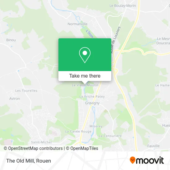 Le Vieux Moulin map