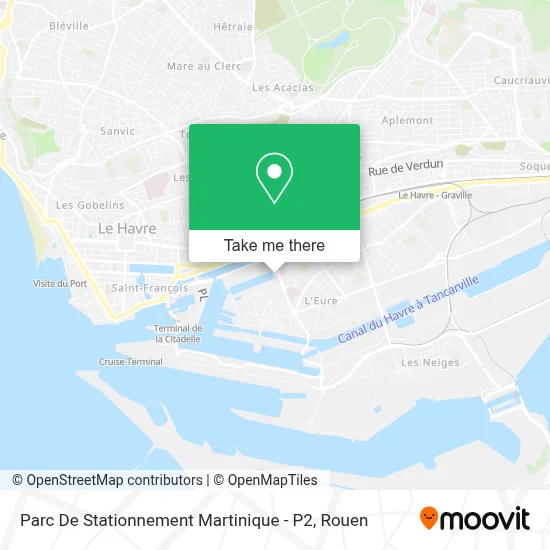 Parc De Stationnement Martinique - P2 map