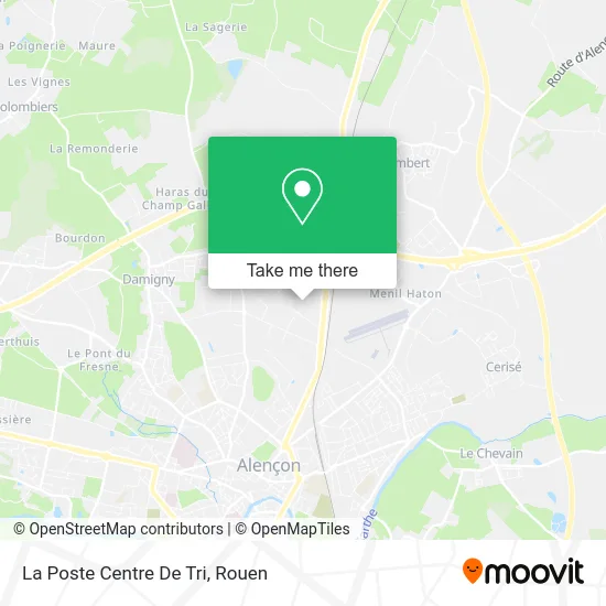 La Poste Centre De Tri map
