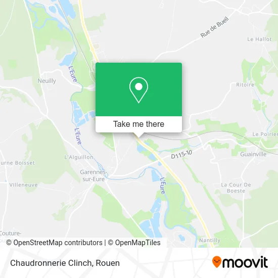 Chaudronnerie Clinch map