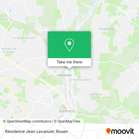 Résidence Jean Lecanuet map