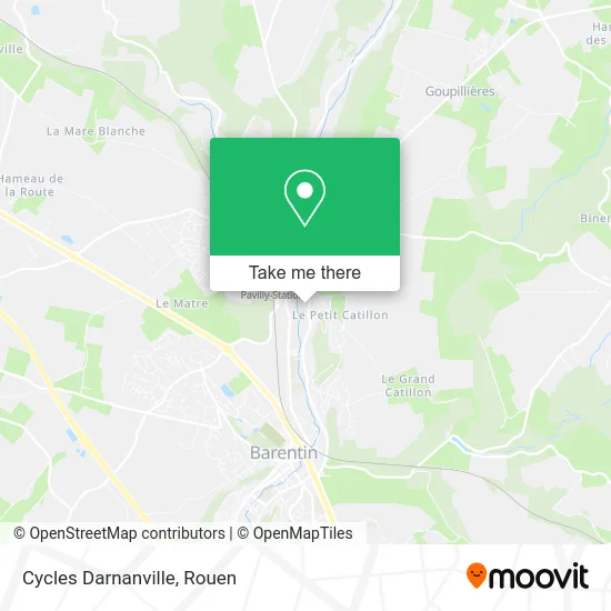 Cycles Darnanville map