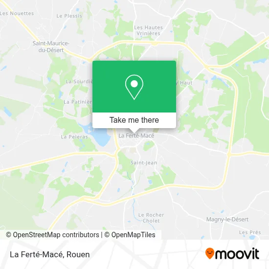 La Ferté-Macé map